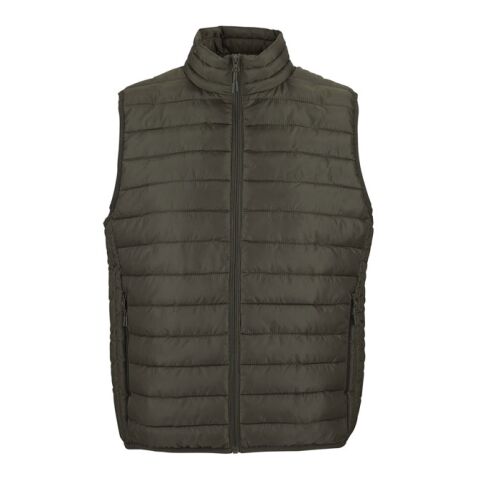 STREAM MEN Bodywarmer army | XXL | Broderie | Valise gauche | 100 mm x 40 mm | 40