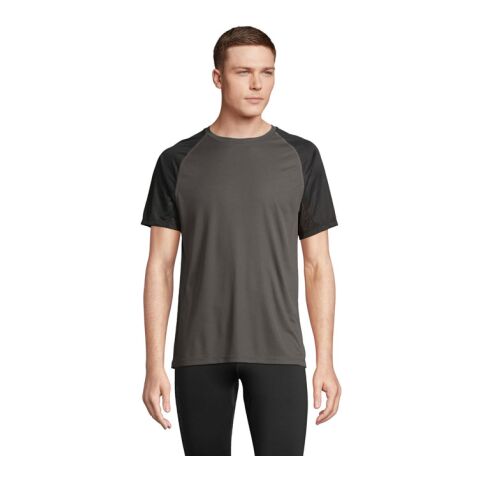 VORTEX TEE-SHIRT RAGLAN Black/Charcoal Grey | XS | sans marquage | non disponible | non disponible | non disponible