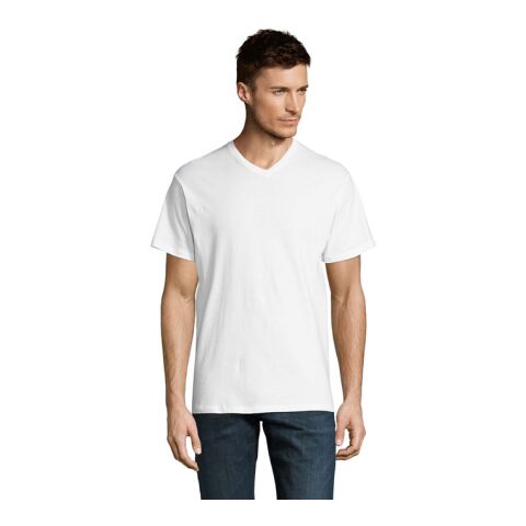 VICTORY T-SHIRT COL V 150 blanc | S | sans marquage | non disponible | non disponible | non disponible