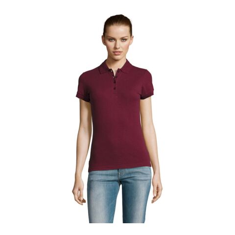 PASSION WOMEN POLO 170g bordeaux | L | Sérigraphie 1 couleur | Bras droit | 100 mm x 70 mm | non disponible