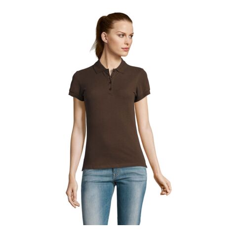 PASSION WOMEN POLO 170g chocolat | L | sans marquage | non disponible | non disponible | non disponible