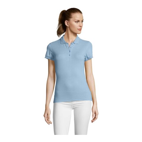 PASSION WOMEN POLO 170g ciel piqué | L | sans marquage | non disponible | non disponible | non disponible