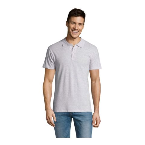 SUMMER II MEN Polo 170g blanc chiné | XL | sans marquage | non disponible | non disponible | non disponible