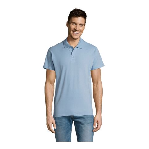 SUMMER II MEN Polo 170g ciel piqué | S | sans marquage | non disponible | non disponible | non disponible