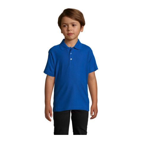 SUMMER II KIDS Polo 170g royal | 4XL | Sérigraphie 1 couleur | Recto | 200 mm x 200 mm | non disponible