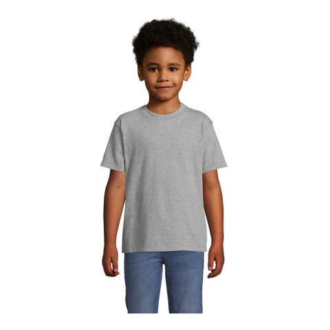 IMPERIAL KIDS T-SHIRT 190g gris chiné | XXL | Sérigraphie 1 couleur | Verso | 200 mm x 200 mm | non disponible