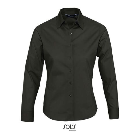 EDEN chemise femme 140g noir | XS | Sérigraphie 1 couleur | Valise droite | 100 mm x 100 mm | non disponible
