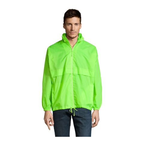 SURF Unisex Windbreaker lime fluo | L | sans marquage | non disponible | non disponible