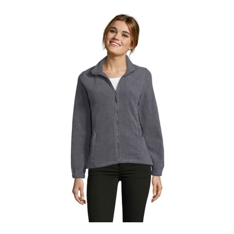 NORTH WOMEN VESTE POLAIRE gris chiné | XL | sans marquage | non disponible | non disponible | non disponible