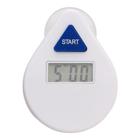 Minuteur digital de douche en ABS Kendrick blanc | sans marquage | non disponible | non disponible