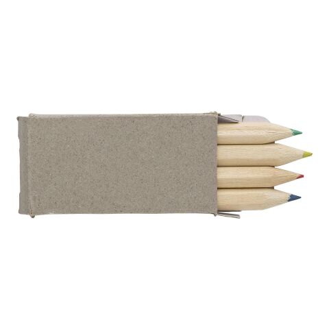Set de 4 crayons Kai marron | sans marquage | non disponible | non disponible