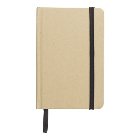 Carnet A6 en matériau recyclé John noir | sans marquage | non disponible | non disponible