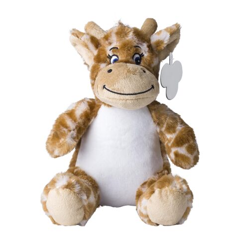 Peluche &#039;Girafe&#039; en polyester Rick orange | sans marquage | non disponible | non disponible