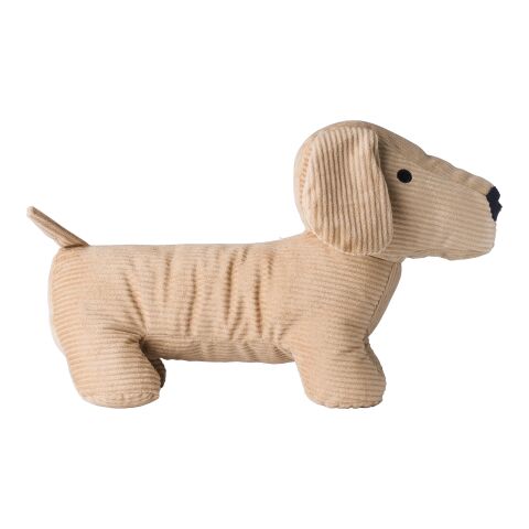 Peluche &#039;Chien&#039; en polyester côtelé Liza marron | sans marquage | non disponible | non disponible