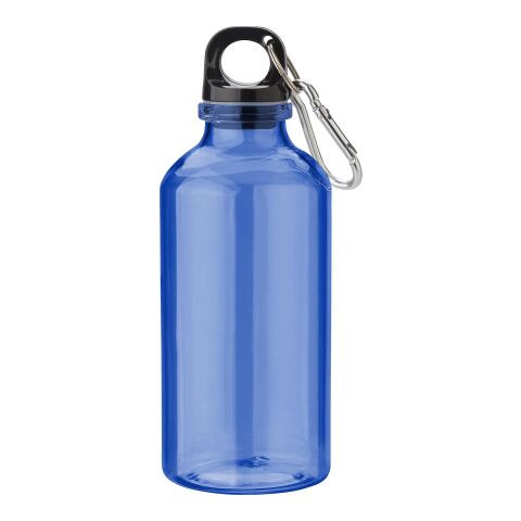 Gourde transparente en rPET bleu cobalt | sans marquage | non disponible | non disponible