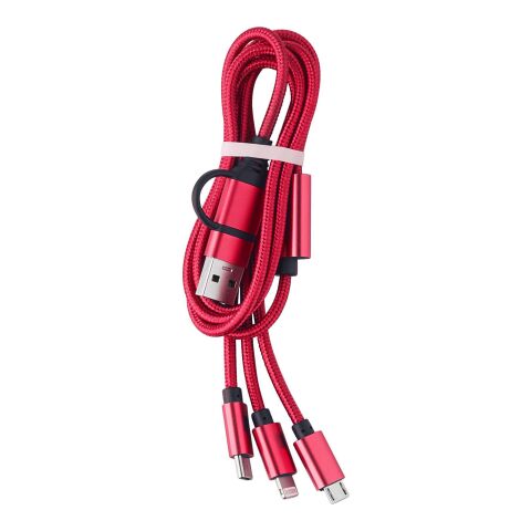 Câble de charge Leif rouge | sans marquage | non disponible | non disponible