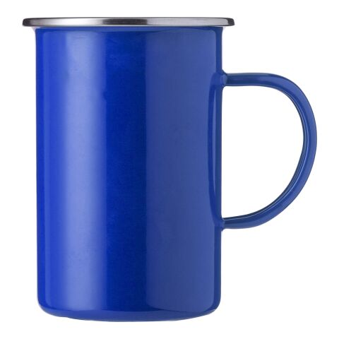 Mug émaillé en acier inoxydable Ayden bleu | sans marquage | non disponible | non disponible