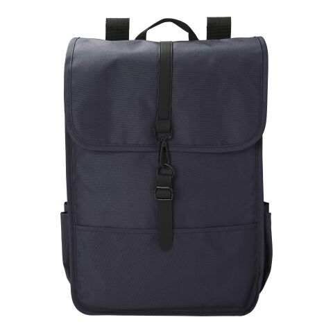 Sac à dos avec rabat en polyester rPET Lyric bleu | sans marquage | non disponible | non disponible