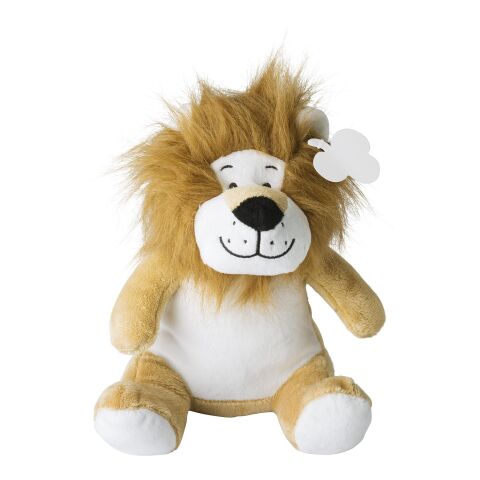 Peluche &#039;Lion&#039; en polyester Serenity beige | sans marquage | non disponible | non disponible