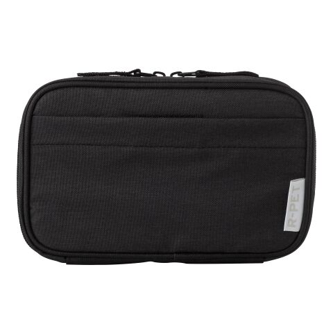 Pochette de voyage en rPET 600D Calix noir | sans marquage | non disponible | non disponible