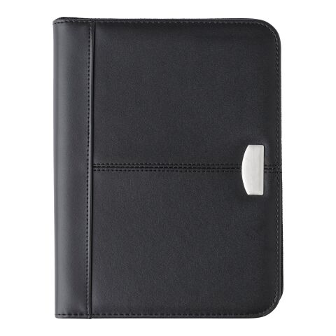 Conférencier A5 zippé en cuir noir | sans marquage | non disponible | non disponible