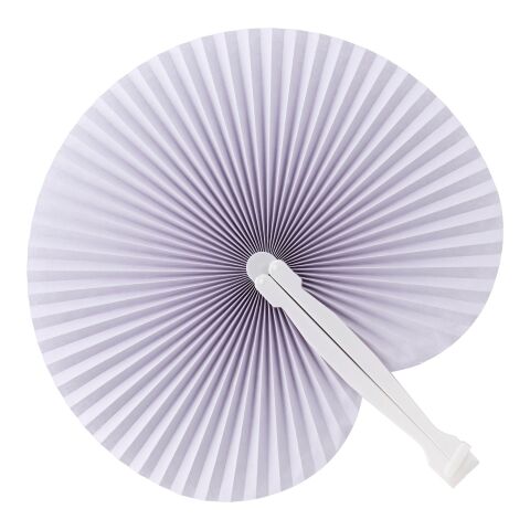 Eventail en papier et plastique bleu clair | sans marquage | non disponible | non disponible