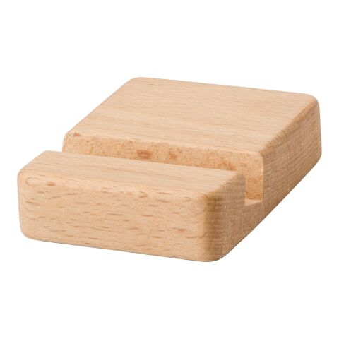 Support de téléphone en bois d&#039;hévéa