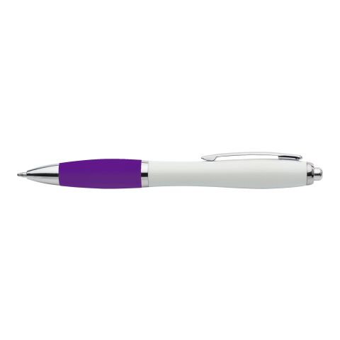 Stylo bille en ABS recyclé Trevor violet | sans marquage | non disponible | non disponible