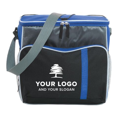 Sac isotherme zippé en polyester 600D. bleu cobalt | sans marquage | non disponible | non disponible