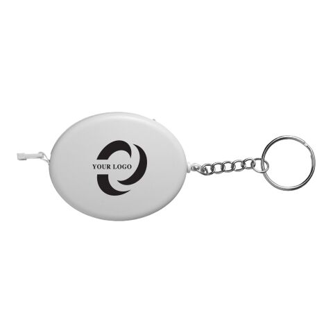 Porte-clés mètre ruban blanc | sans marquage | non disponible | non disponible