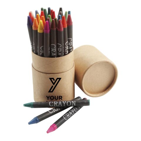 Tube de 30 crayons gras. 