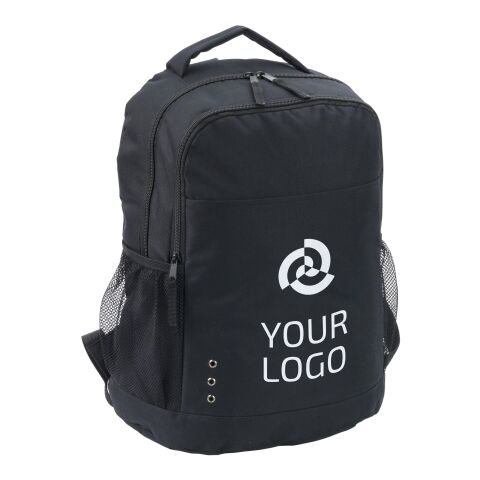 Sac à dos en polyester 600D noir | sans marquage | non disponible | non disponible