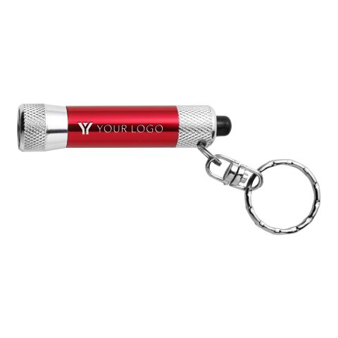Porte-clés torche 1 LED rouge | sans marquage | non disponible | non disponible
