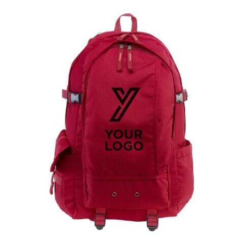 Sac à dos en polyester rouge | sans marquage | non disponible | non disponible