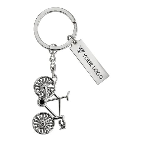 Porte-clés &#039;bicyclette&#039; en métal argent | sans marquage | non disponible | non disponible