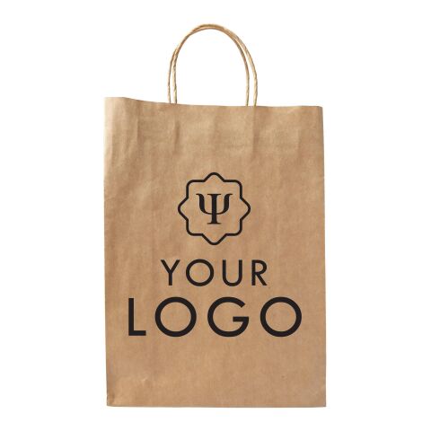 Sac en papier 130g/m², grand modèle. marron | sans marquage | non disponible | non disponible