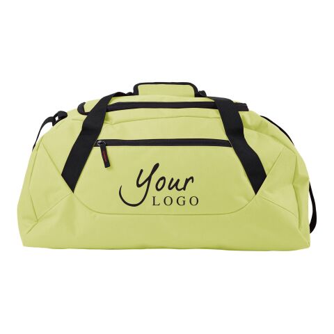Sac de sport en polyester 600D vert lime | sans marquage | non disponible | non disponible