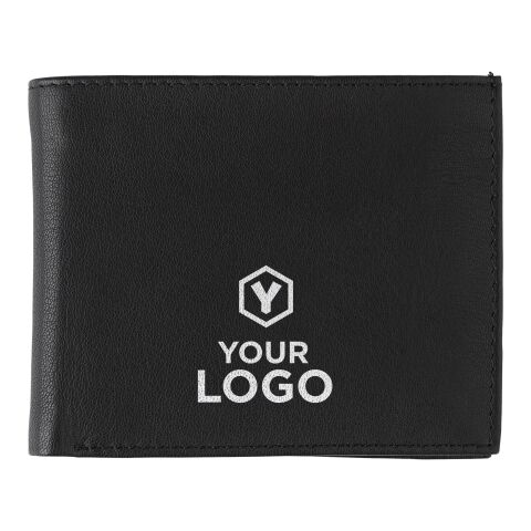 Porte-monnaie en croûte de cuir noir | sans marquage | non disponible | non disponible