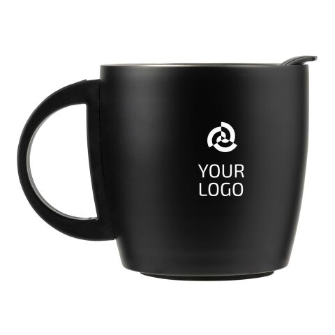 Mug étanche double paroi noir | sans marquage | non disponible | non disponible