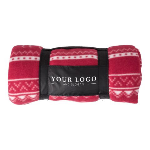 Plaid polaire (180 g/m2) rouge | sans marquage | non disponible | non disponible