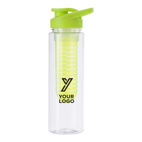 Bouteille infuseur fruits et couvercle à clapet - 700 ml vert lime | sans marquage | non disponible | non disponible