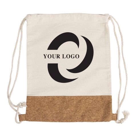 Sac à dos en coton 280g/m². beige | sans marquage | non disponible | non disponible