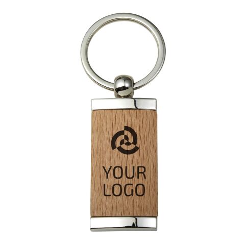 Porte-clés en bois et métal marron | sans marquage | non disponible | non disponible