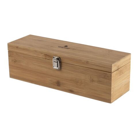 Set à vin en bambou marron | sans marquage | non disponible | non disponible