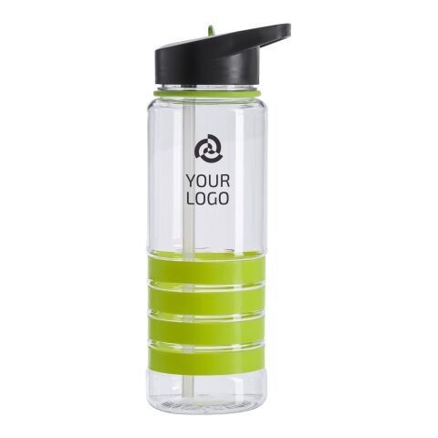 Bouteille en plastique transparent avec paille - 700 ml