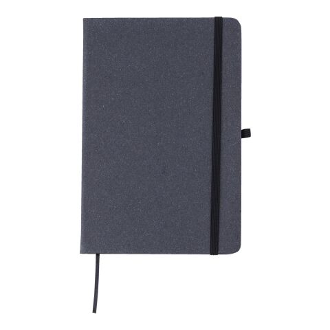 Carnet A5 en cuir recyclé Gianna noir | sans marquage | non disponible | non disponible