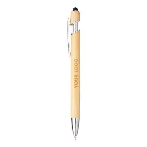 Stylo bille en bambou Manuela marron | sans marquage | non disponible | non disponible