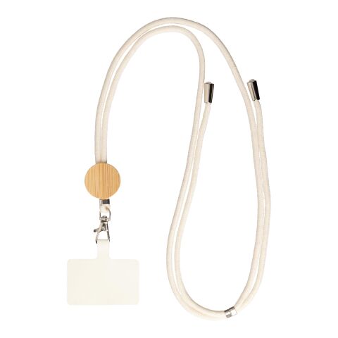 Porte-téléphone lanyard en coton Lucia Martre | sans marquage | non disponible | non disponible