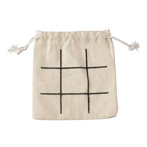 Jeu de morpion en bois naturel Waltraud beige | sans marquage | non disponible | non disponible