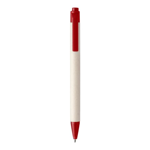 Stylo bille en brique de lait recyclée Heike rouge | sans marquage | non disponible | non disponible